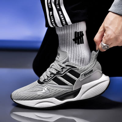 Men’s Fly-Knit Mesh Sneakers