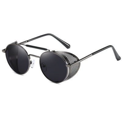 Retro Metal Sunglasses Polarized UV400 Protection