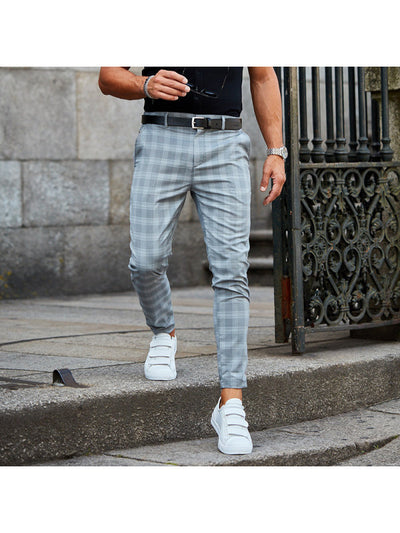 Men’s Plaid Casual Pants