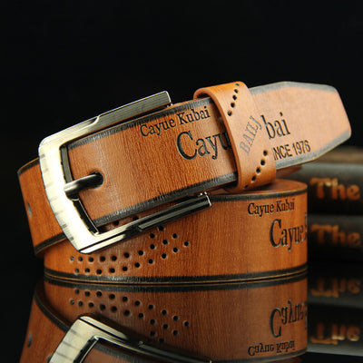 Retro Hollow Pin Buckle Belt
