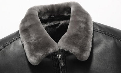 Men’s PU Leather Motorcycle Jacket