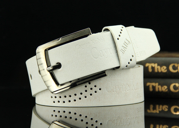 Retro Hollow Pin Buckle Belt