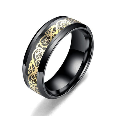 Stainless Steel Dragon Ring