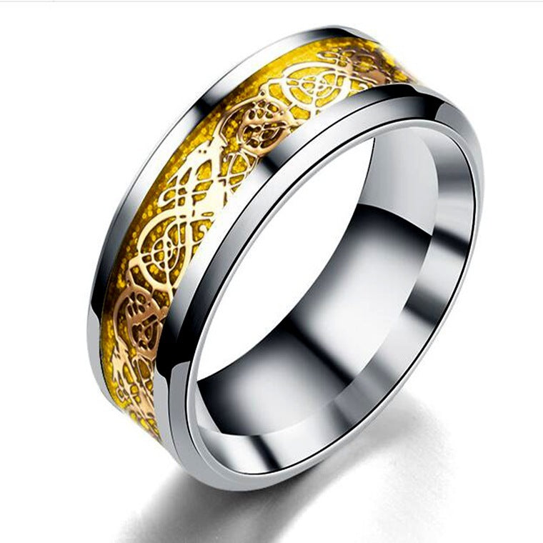 Stainless Steel Dragon Ring