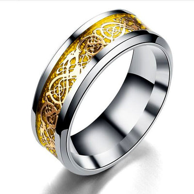 Stainless Steel Dragon Ring