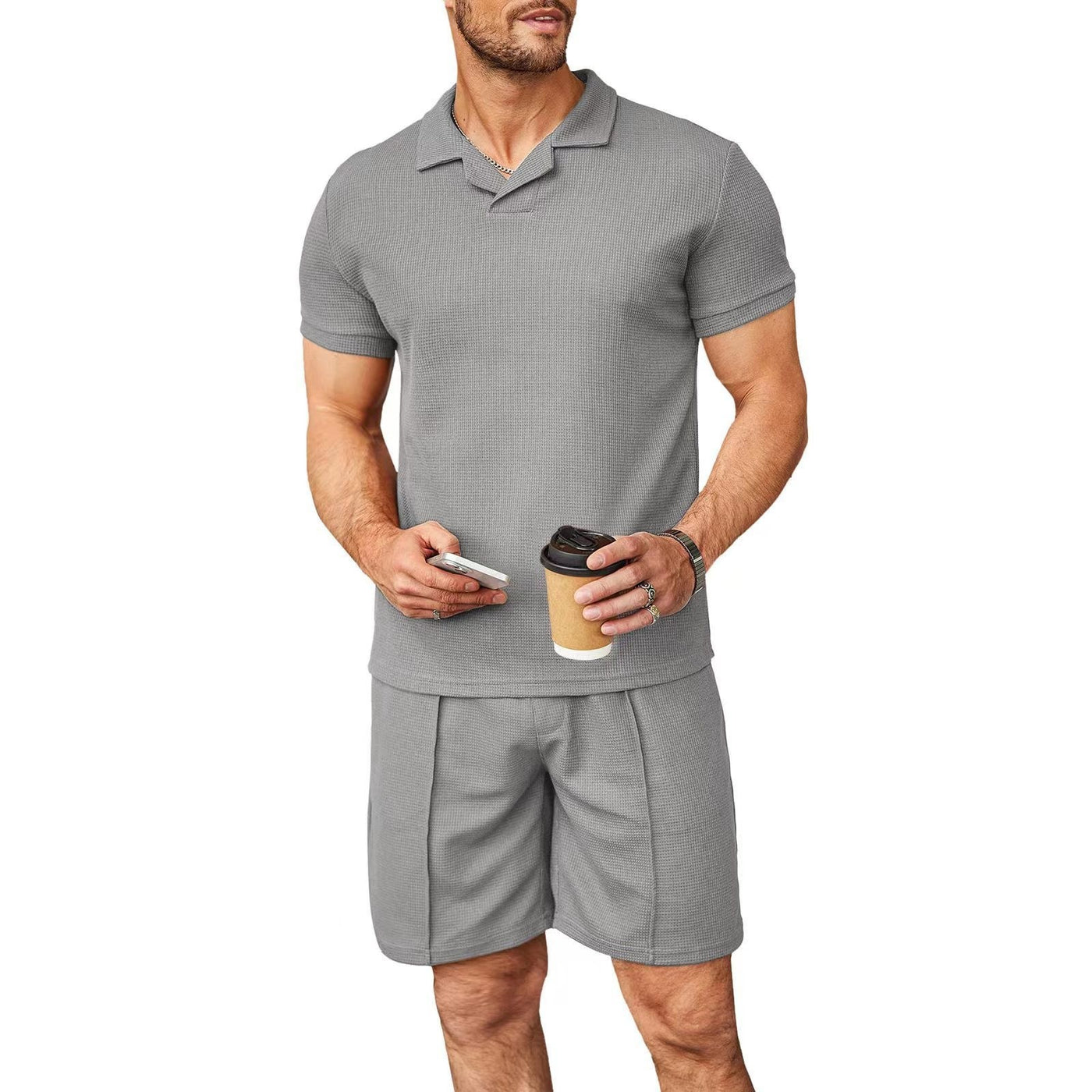 Men’s 2-Piece Polo Set