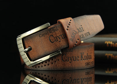 Retro Hollow Pin Buckle Belt