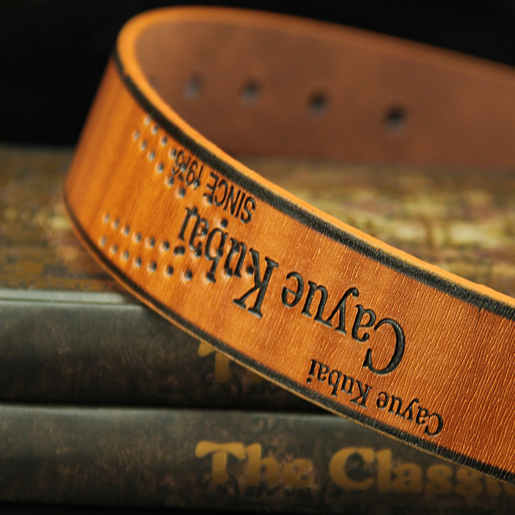 Retro Hollow Pin Buckle Belt