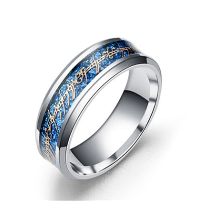 Unisex Stainless Steel Luminous Ring
