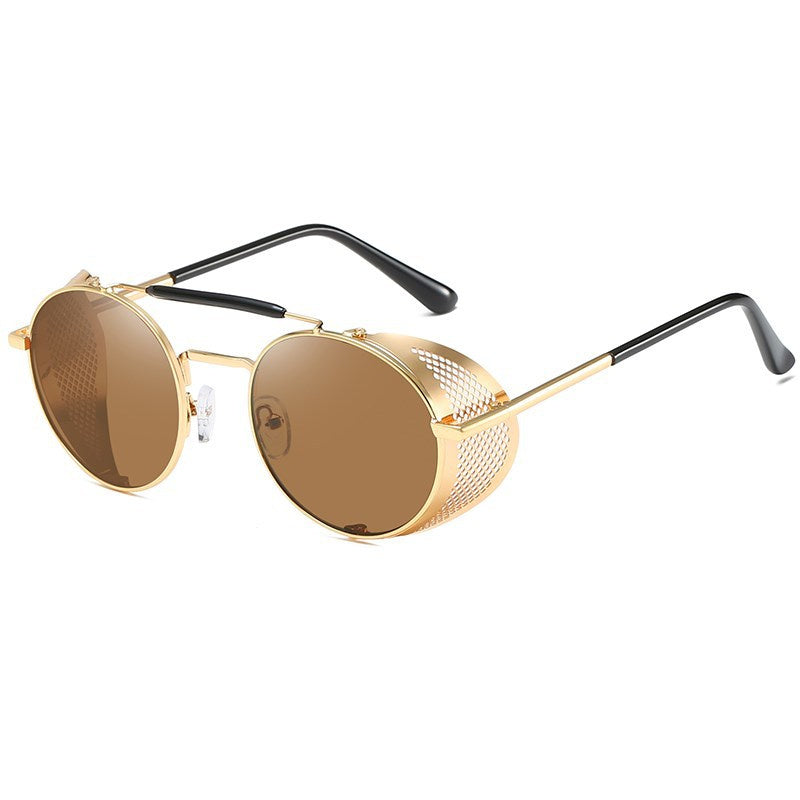 Retro Metal Sunglasses Polarized UV400 Protection