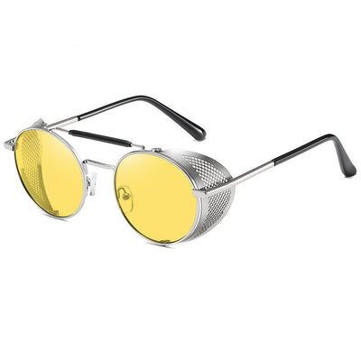 Retro Metal Sunglasses Polarized UV400 Protection