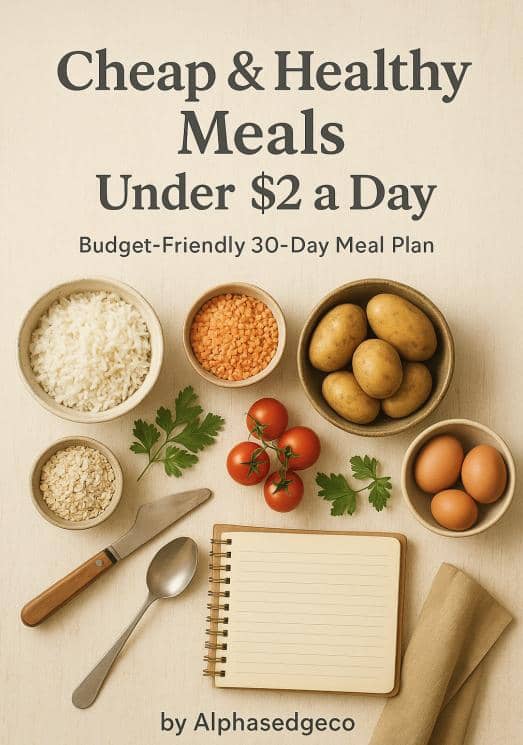 Cheap & Healthy Meals Under $2 a Day