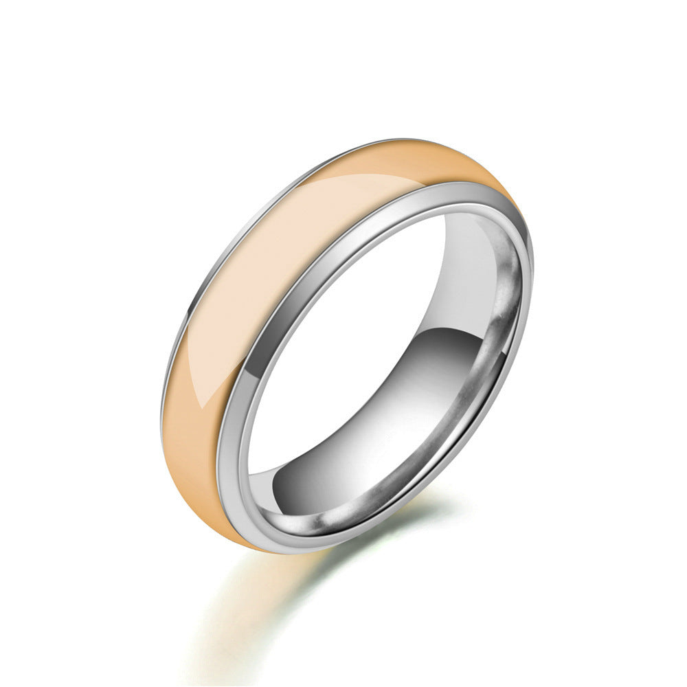 Unisex Stainless Steel Luminous Ring