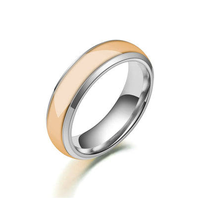 Unisex Stainless Steel Luminous Ring