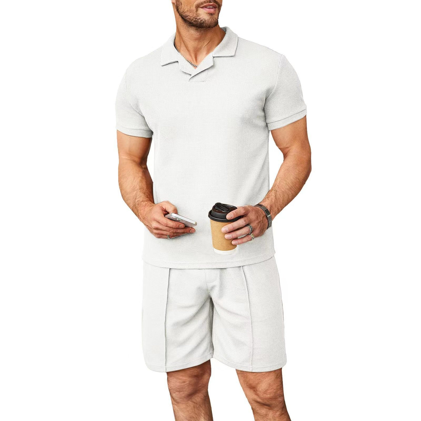 Men’s 2-Piece Polo Set