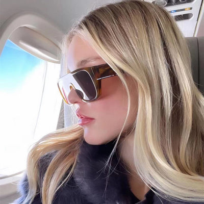 Oversized Square Sunglasses  UV400 Protection