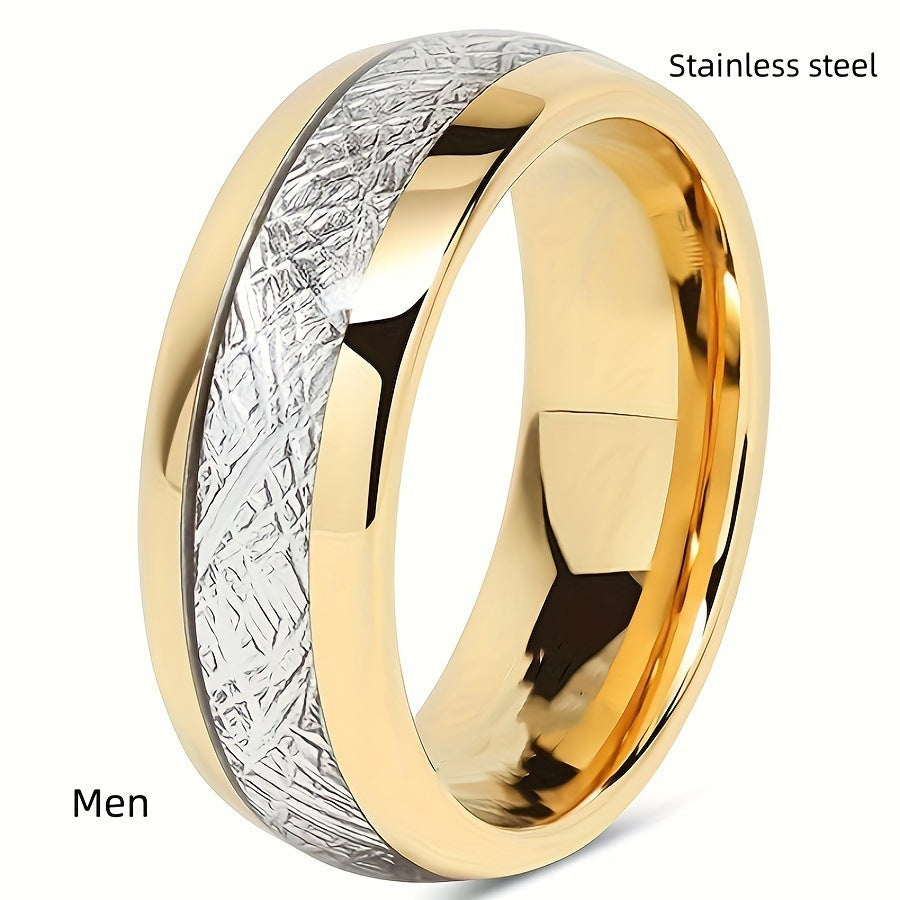 Couple’s Stainless Steel Matching Rings