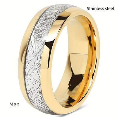 Couple’s Stainless Steel Matching Rings